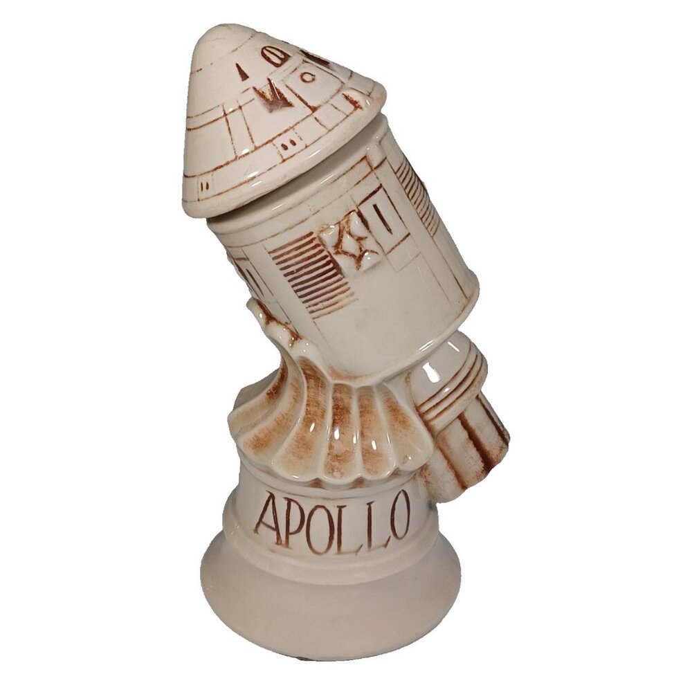 Vtg 1968 1969 Thomas Sims McCoy APOLLO Spaceship 10.5" Whiskey Decanter Empty